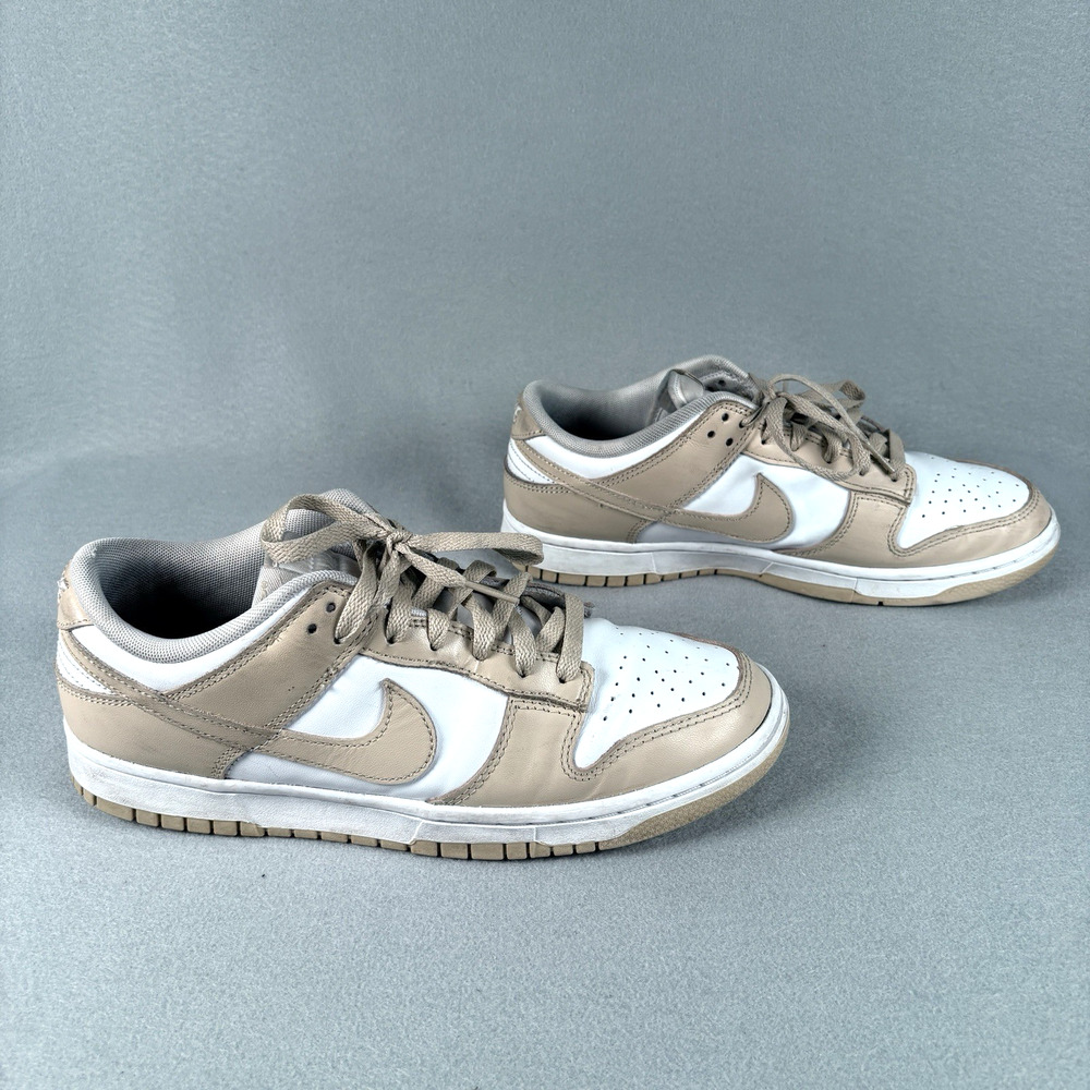 Nike Dunk Low Team Gold DV0833-100 Mens Size 9 Tan White Sneakers